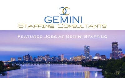 Featured Jobs at Gemini Staffing – Sr. Clinical Project Manager – Cambridge, Associate Director of Pharmacovigilance – Cambridge, Sr. Clinical Project Manager – Ophthalmology – Remote
