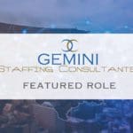 alt tagGemini Staffing Consultants Lead CDM Featured Role